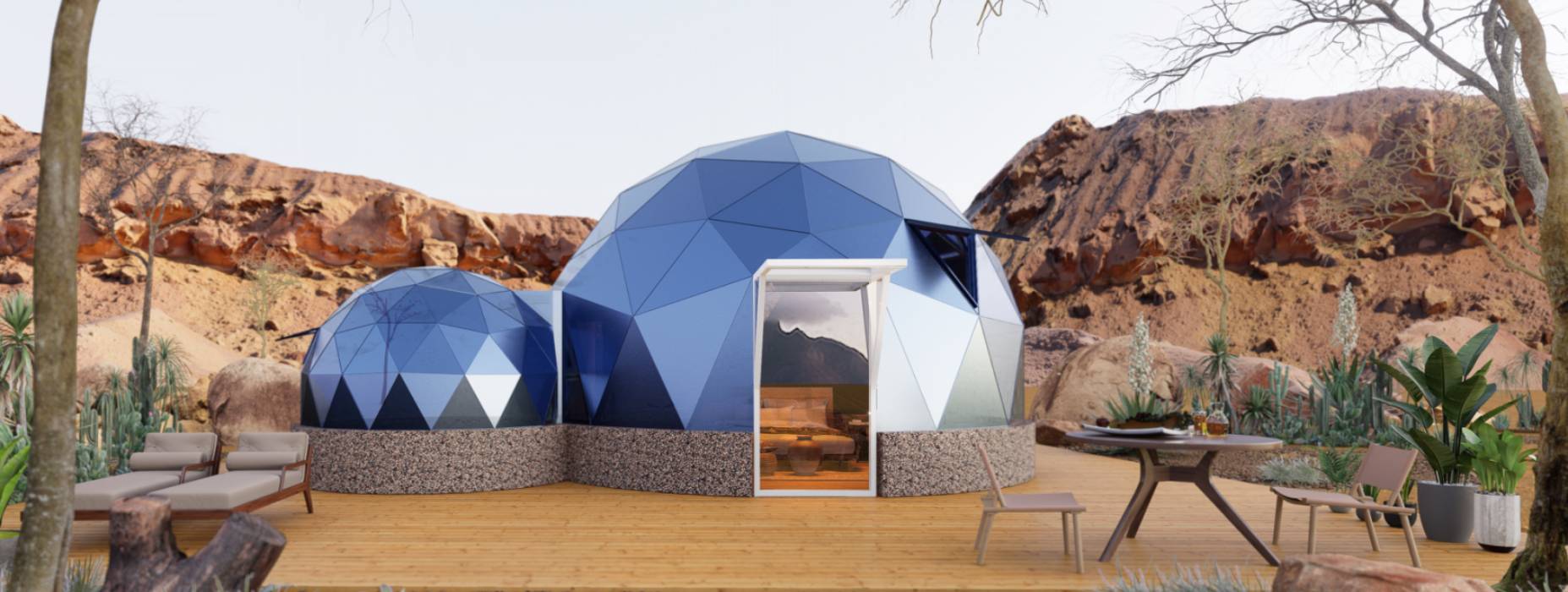 临猗县球形智能光伏玻璃星空房